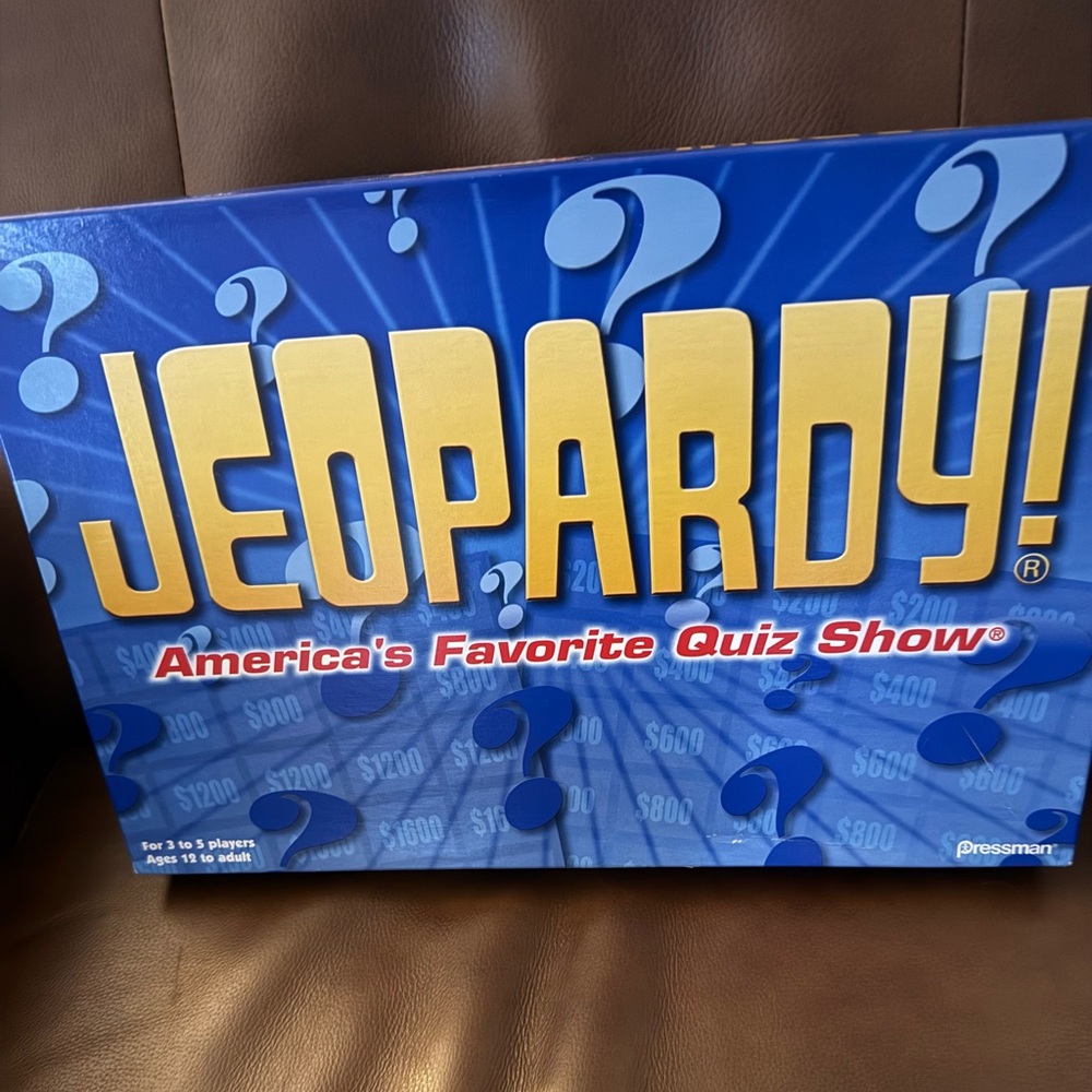 Vintage 2003 Jeopardy Pressman Trivia Board Game